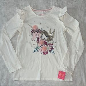 Isaac Mizrahi.  Girls top.  Brand new with tags.  Size Medium 10/12.